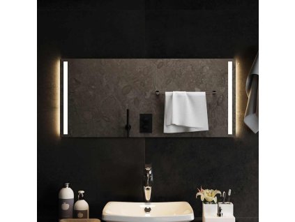 vidaXL LED kúpeľňové zrkadlo 90x40 cm