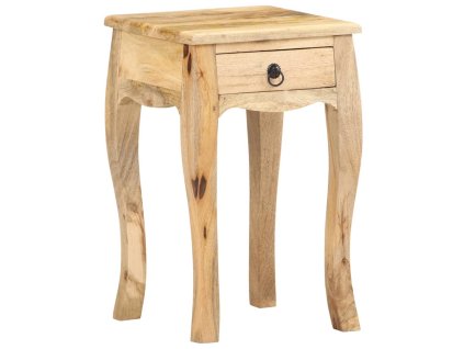 vidaXL Nočný stolík 28x28x46 cm masívne mangovníkové drevo