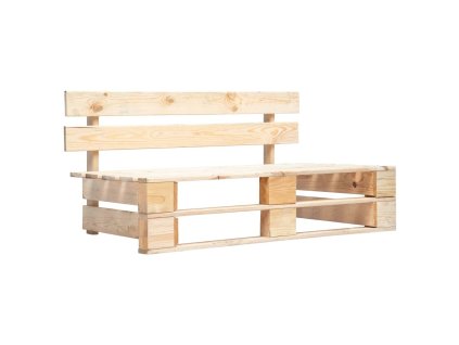 vidaXL Záhradná lavička z paliet, drevo