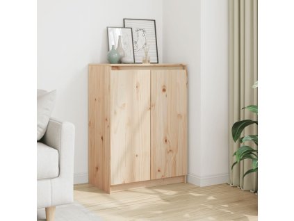 vidaXL Komoda 60x36x84 cm, borovicový masív