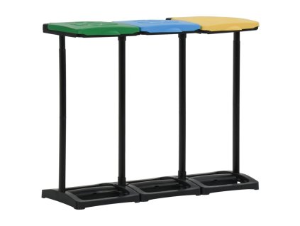 vidaXL Stojany na odpadkové vrecia s vekom 240-330 l viacfarebné PP