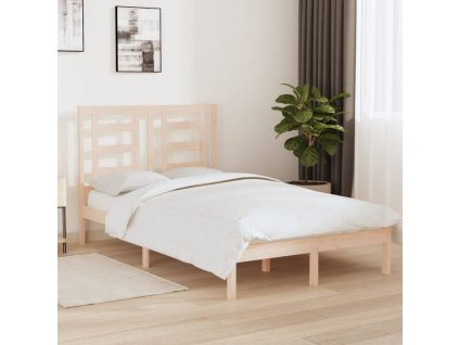 vidaXL Posteľ s matracom 120x200 cm borovicový masív