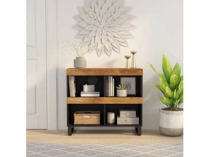 vidaXL Bočná skrinka 85x33x75 cm masívne mangovníkové drevo