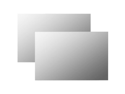 vidaXL Nástenné zrkadlá 2 ks 60x40 cm obdĺžnikové sklenené