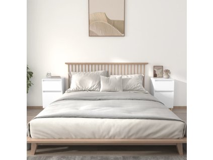 vidaXL Nočné stolíky 2 ks biele 40x35x70 cm