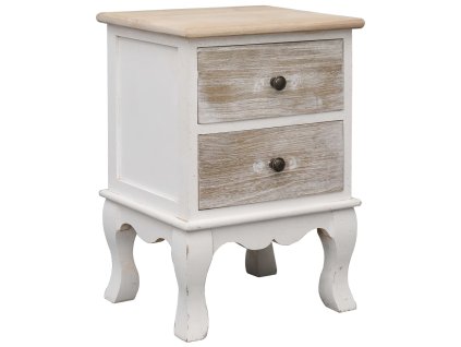 vidaXL Nočný stolík 35x30x50 cm, drevo paulovnie