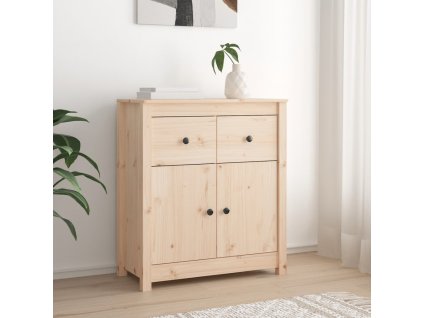 vidaXL Komoda 70x35x80 cm borovicový masív