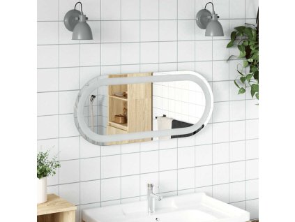 vidaXL LED kúpeľňové zrkadlo 70x30 cm oválne