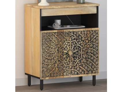 vidaXL Bočná skrinka 60x33x75 cm masívne mangovníkové drevo