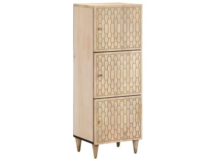 vidaXL Vysoká skrinka 40x33x110 cm mangový masív