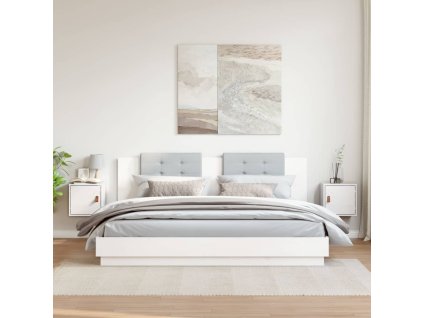 vidaXL Nástenné skrinky 2 ks biele 31,5x30x30 cm masívna borovica