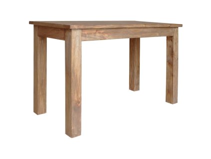 vidaXL Jedálenský stôl, mahagónový masív 120x60x77 cm