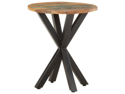 vidaXL Príručný stolík 48x48x56 cm recyklovaný masív