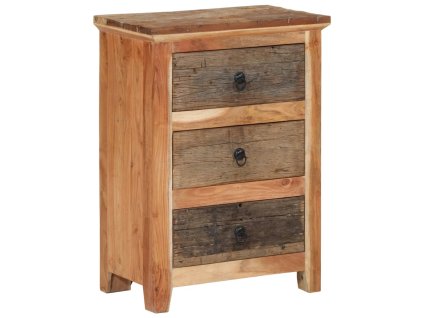 vidaXL Bočná skrinka 55x33x75 cm masívne akáciové drevo