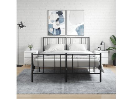 vidaXL Nočné stolíky 2 ks biele 40x35x50 cm kompozitné drevo