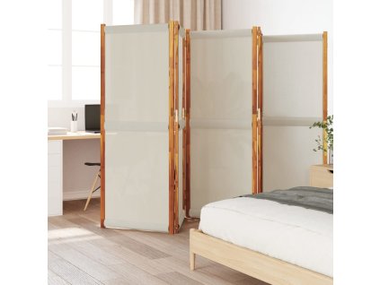 vidaXL 5-panelový paraván svetlosivý 350x180 cm