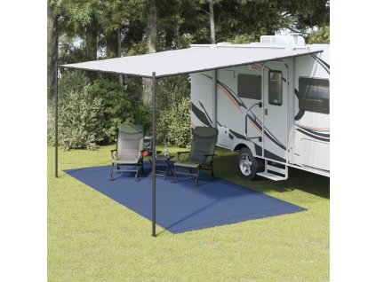 vidaXL Koberec do stanu modrý 5x2,5 m