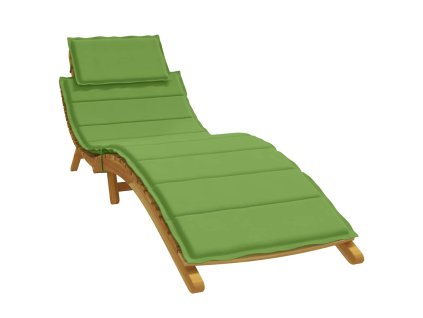 vidaXL Vankúš na lehátko zelená melanž 186x58x4 cm látka