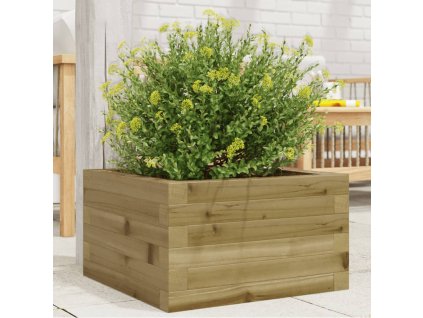 vidaXL Záhradný kvetináč 40x40x23 cm impregnovaná borovica