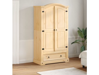 vidaXL Šatník Corona 102x52x186 cm borovicový masív