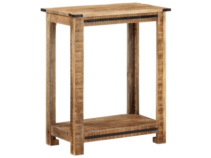 vidaXL Konzolový stolík 60x35x75 cm masívne mangovníkové drevo