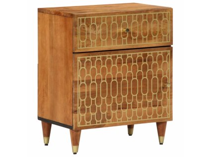 vidaXL Nočný stolík 50x33x60 cm, mangový masív