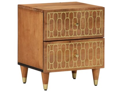 vidaXL Nočný stolík 40x33x46 cm masívne mangovníkové drevo