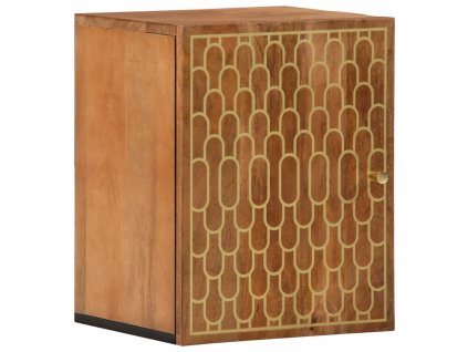 vidaXL Kúpeľňová nástenná skrinka 38x33x48 cm mangovníkový masív