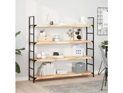 vidaXL Plávajúca polica 160x30x4 cm, neošetrený akáciový masív