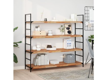 vidaXL Plávajúca polica 140x40x4 cm, akáciový masív s olejovou úpravou