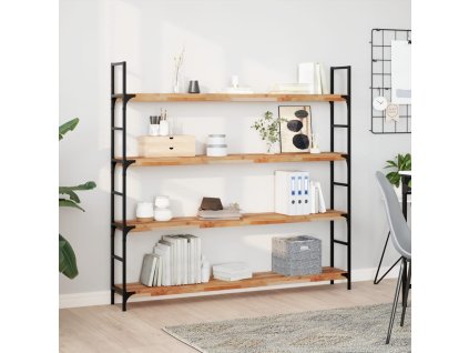 vidaXL Plávajúca polica 120x20x4 cm, akáciový masív s olejovou úpravou