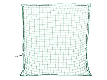 vidaXL Sieť na prívesný vozík s elastickým lanom, zelená 4x4 m, PP