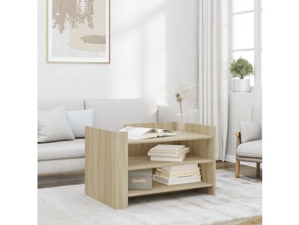 vidaXL Konferenčný stolík dub sonoma 80x50x50 cm kompozitné drevo