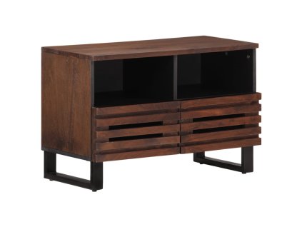 vidaXL TV skrinka, hnedá 70x34x46 cm, mangový masív