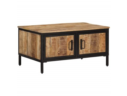 vidaXL Konferenčný stolík 80x50x40 cm, surový mangový masív