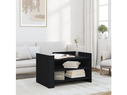 vidaXL Konferenčný stolík čierny 80x50x50 cm kompozitné drevo