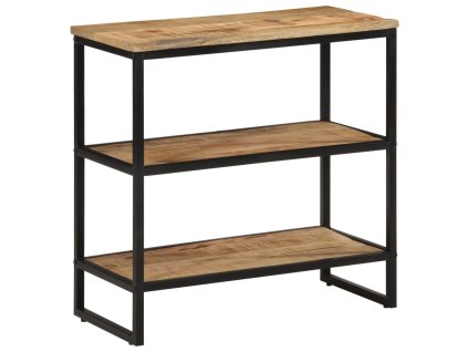 vidaXL Konzolový stolík 70x35x70 cm, surový mangový masív