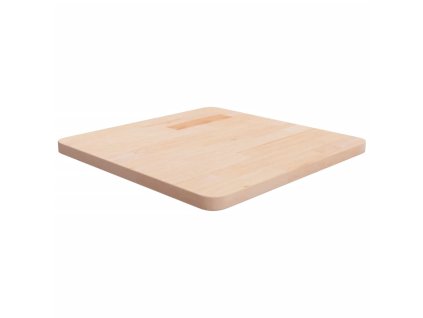 vidaXL Štvorcová stolová doska 50x50x2,5 cm neošetrený dubový masív