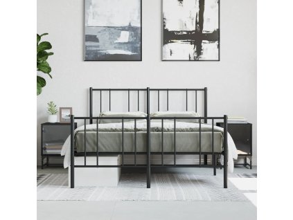 vidaXL Nočné skrinky so sklenenými dvierkami 2 ks čierne 35x37x50 cm