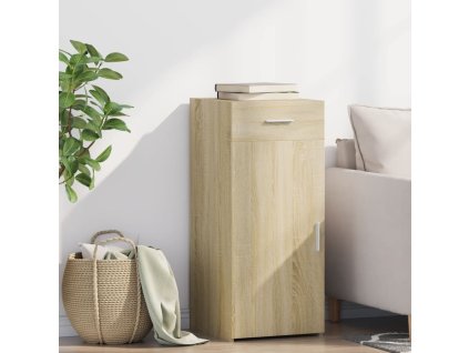 vidaXL Komoda dub sonoma 40x42,5x93 cm kompozitné drevo