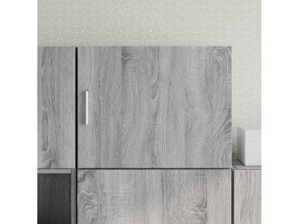 vidaXL Nástenná skrinka, sivá sonoma 50x42,5x40 cm kompozitné drevo