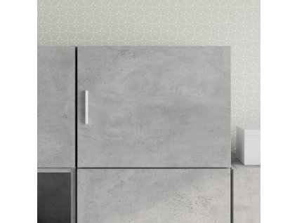 vidaXL Nástenná skrinka betónovo sivá 50x42,5x40 cm kompozitné drevo