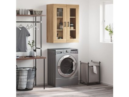 vidaXL Nástenná TV skrinka dub sonoma 69,5x34x90 cm