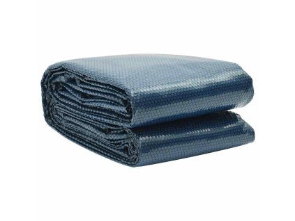 vidaXL Plávajúca solárna bazénová fólia z PE 488x244 cm čierna a modrá