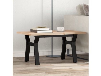 vidaXL Konferenčný stolík v tvare Y 80x50x40,5 cm borovica a oceľ