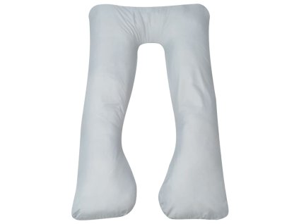 vidaXL Tehotenský vankúš, 90x145 cm, sivý