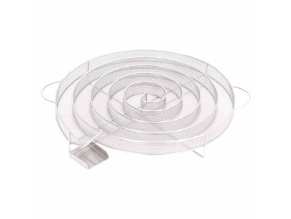 vidaXL Generátor studeného dymu okrúhly 33,5 cm nehrdzavejúca oceľ