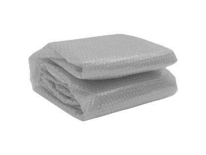 vidaXL Plávajúca solárna bazénová fólia z PE 455 cm sivá