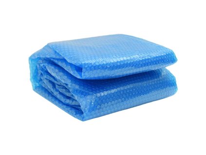 vidaXL Plávajúca okrúhla solárna bazénová fólia z PE 455 cm, modrá