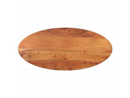 vidaXL Stolová doska 90x40x2,5 cm oválna masívna akácia